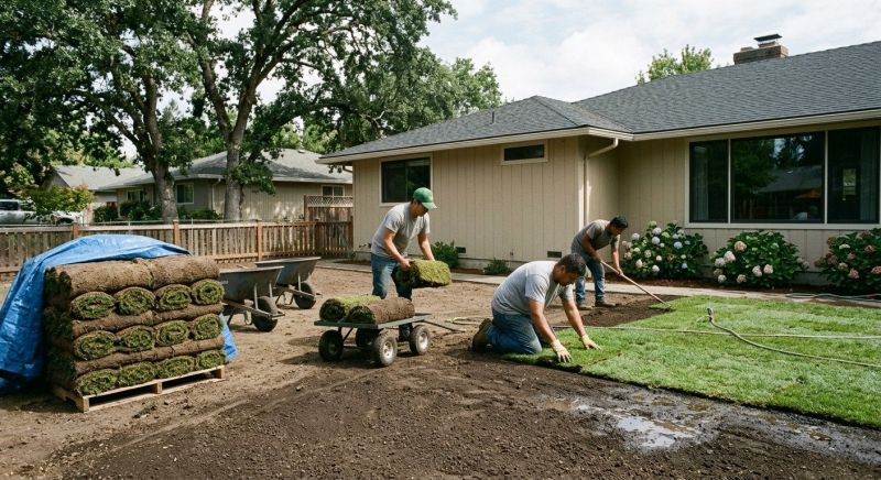 Yard Sodding in Aiken, SC